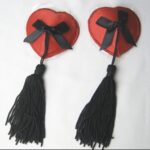 ROUGE Heart Tassel Nipple Covers