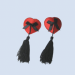 ROUGE Heart Tassel Nipple Covers