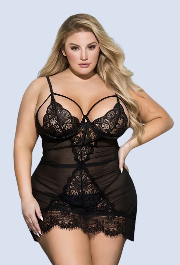 EMBER Black Chemise Sleepwear