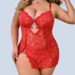 SEKET Red Lace Chemise